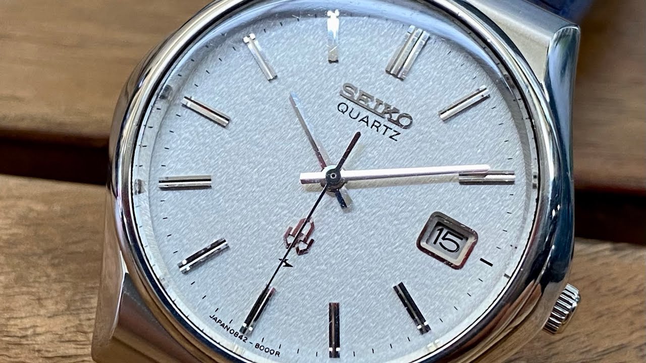 Vintage September 1975 Seiko Quartz Snowflake 0842-8000 GREAT