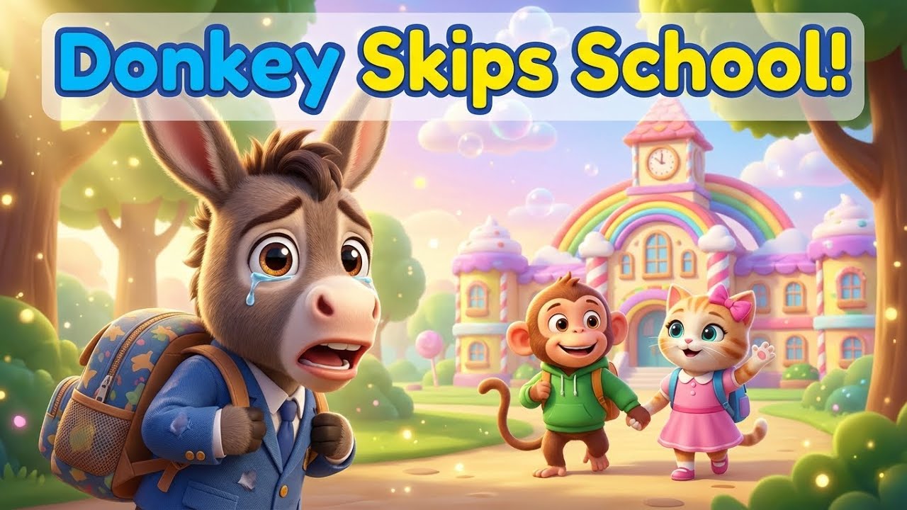 Donkey Skips School… and Regrets It