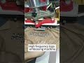 High frequency clothes fabric logo embossing machine