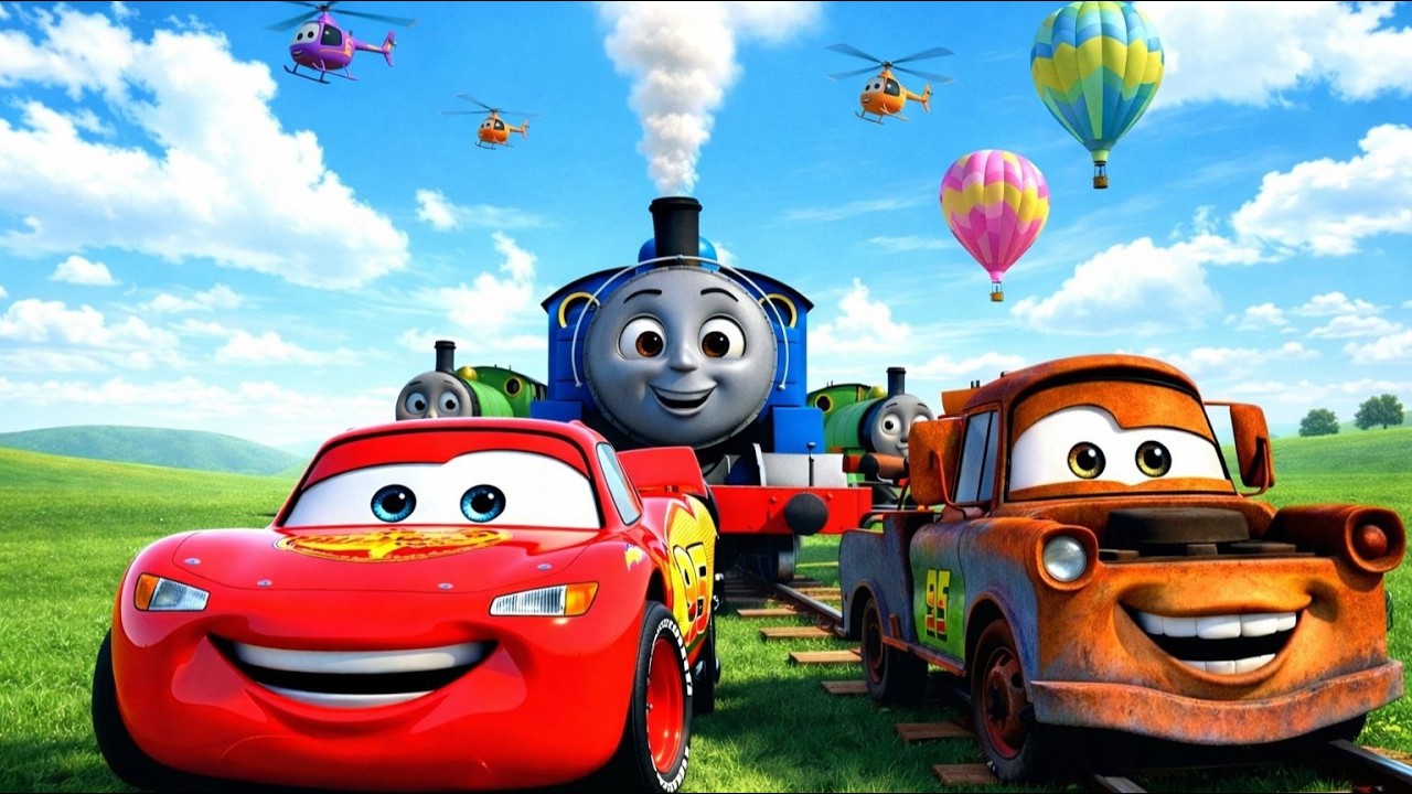 TRANSPORTING PIXAR CARS & FRUITS WITH COLORED & JOHN DEERE vs CLAAS vs TRACTORS - BeamNG.drive