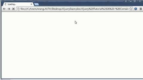 JQuery Tutorial 26 - contains Selector with an example