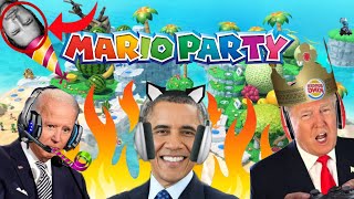 The Gamer Presidents Play Mario Party (ft. Chris Pratt)