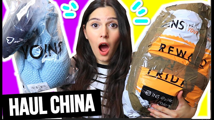 LO QUE PEDÍ VS LO QUE RECIBÍ de ROPA Y ACCESORIOS (HAUL DE CHINA YOINS)