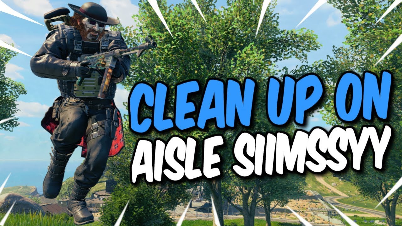 Clean Up On Aisle Siimssyy! How To End A Blackout Game!! Insane End Game COD Blackout Win!