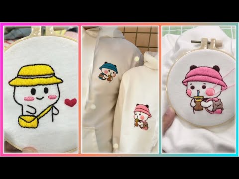 ( DIY ) Hướng Dẫn Thêu Tay Những Hình Cute Đơn Giản Lên Áo Cùng Người YÊU | Foci