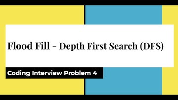 Coding Interview - Flood Fill with DFS