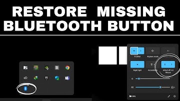 How to Fix the Missing Bluetooth Button in Action Center on Windows