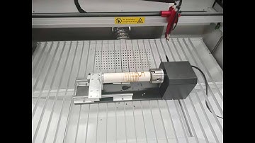 CO2 laser Connecting the rotary axis