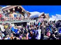 Apres ski party  la folie douce  meribel courchevel  les 3 valees  march 2023