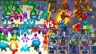 Merge Color Friends Mods Vs Merge Fight Grim & Zombie War, Merge Battle Gameplay screenshot 5