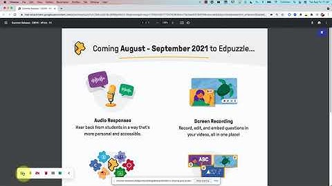 Edpuzzle Video Recorder - Record, Edit, and Embed Questions in Your Video Lesson All With One Tool