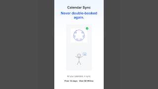 Calendar Sync — never double-booked across your calendars