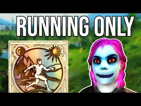 What if you only used Athletics in Oblivion?