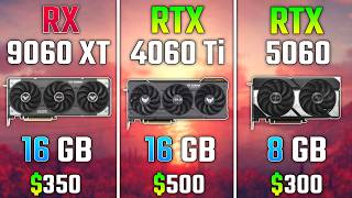 RX 9060 XT vs RTX 4060 Ti vs RTX 5060 | Test in 7 Games