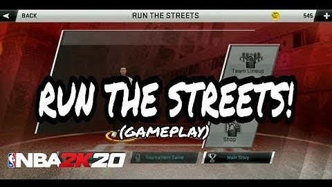 NBA 2K20 - RUN THE STREETS GAMEPLAY ON ANDROID PHONE