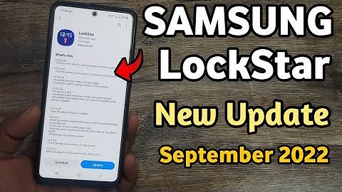Samsung LockStar : New Update | A50 A50S A51 A52 A52S A71 A31 F62 M52 A53 A33 A31 A32 S22 S21 S21FE