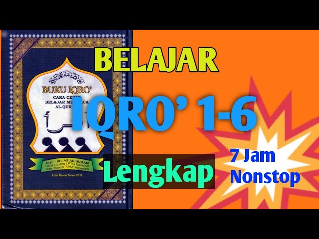 BELAJAR IQRO' (1-6 Lengkap) class=