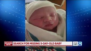 Search for missing 5-day-old baby