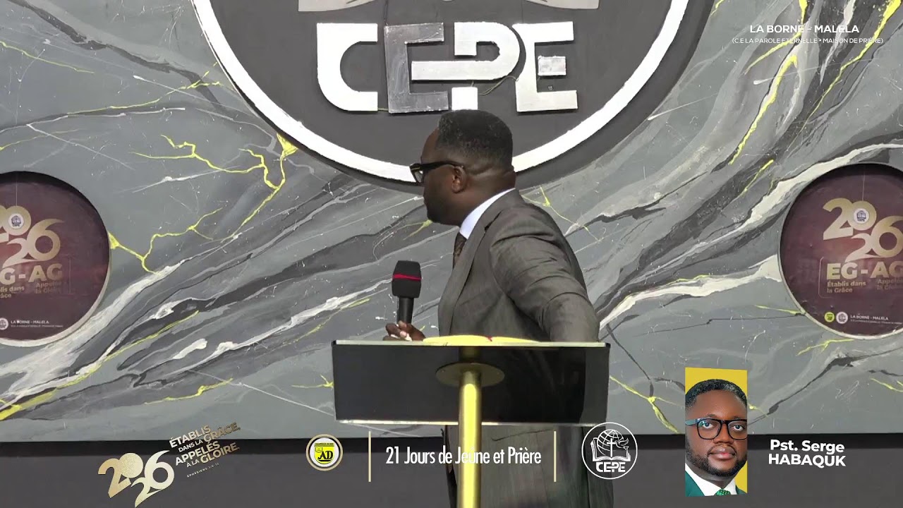 EG-AG 21/Jour 19  Avec le Pasteur Serge HABAQUK