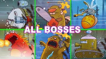 Swamp Attack All Bosses (Mosquito Queen, Swamp Monster, Demolition Crew, The Big On ..) Android/iOS.