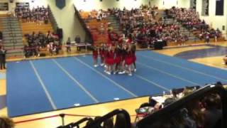 North County JV Cheerleading Districts Fall 2011
