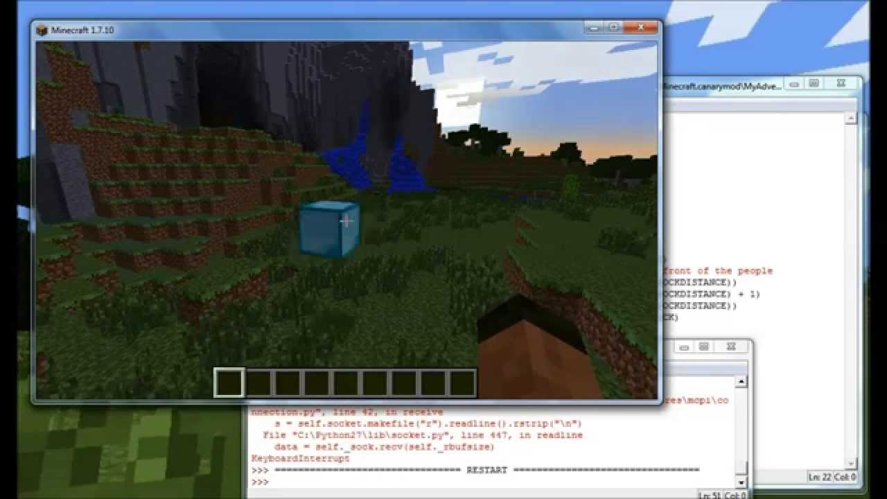 Minecraft API - Get the players direction - YouTube