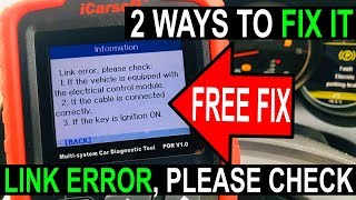 iCarsoft Link Error - HOW TO FIX VIDEO   Connection problem screenshot 2