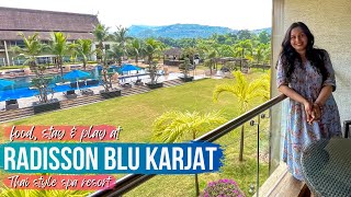 RADISSON BLU KARJAT - room, food, let's play (Thai spa resort vibes) | Mumbai to Karjat in my EV