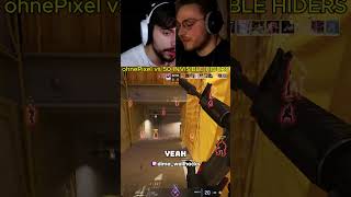 50 INVISIBLE PLAYERS broke ohnePixel 💀 #cs2 #funny #dima_aimbots