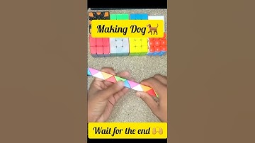 Making Dog with snake cube #ytshorts #shorts #cubing