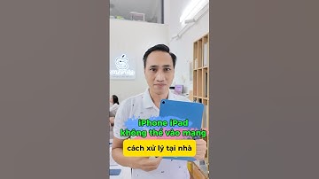 Khi iPad và iPhone không thể vào mạng internet được dù kết nối wifi thành công #wifi #ipad #iPhone