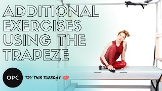 Additional exercises using the Trapeze on the Cadillac | Online Pilates Classes