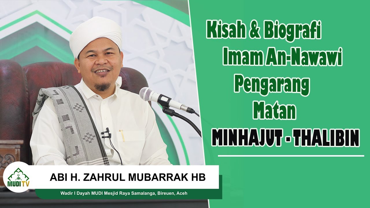 Kisah dan Biografi Imam  An-Nawawi | ABI MUDI