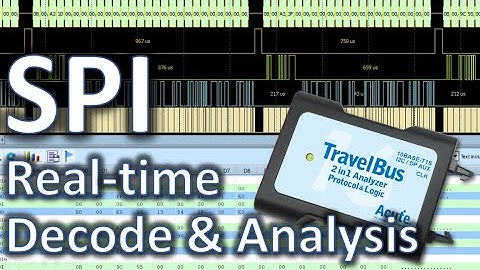SPI (Serial Peripheral Interface) Real-time Decode & Analysis - TB3016F Logic Analyzer