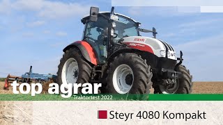 Steyr 4080 Kompakt mit Frontlader S3917 T von MX im top agrar-Praxistest