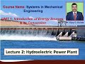 Hydroelectric power plant