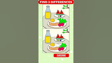 3 differences hiding in plain sight! #1096 #findthedifference #spotthedifference #間違い探し #脳トレ