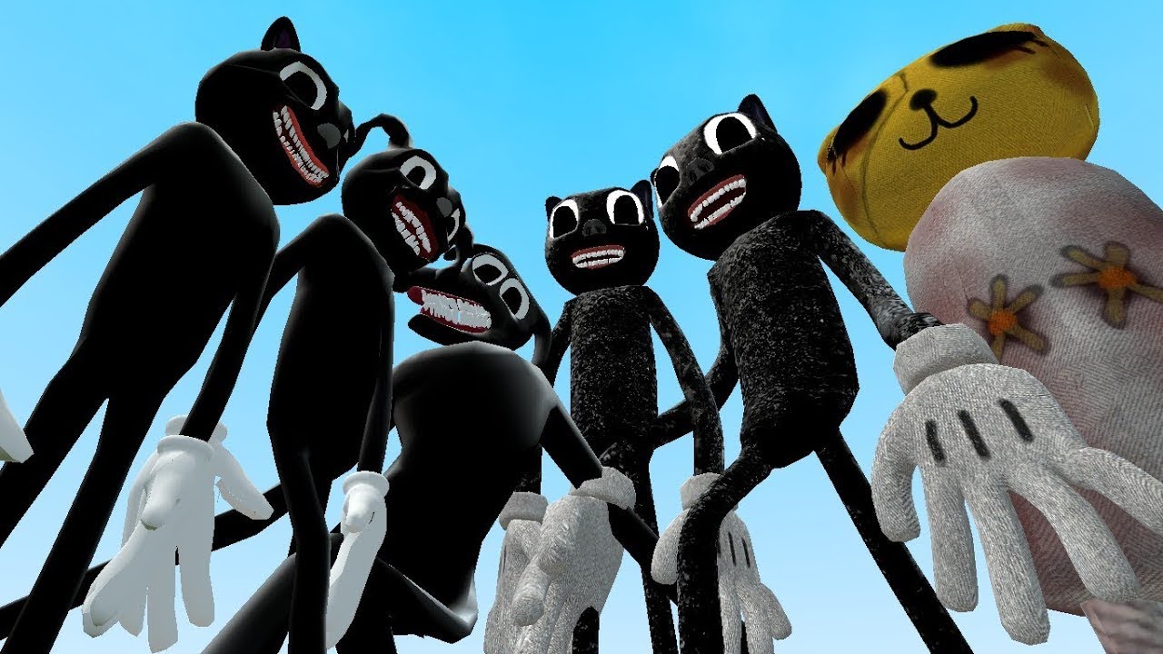 PLAYING AS ALL CARTOON CAT VS TREVOR HENDERSON CREATURES in Garry's Mod ...