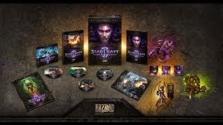 Unboxing Starcraft II Heart of the Swarm Collectors Edition