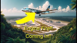 Frontier Air 260 - Las Vegas Engine Part Fell Off