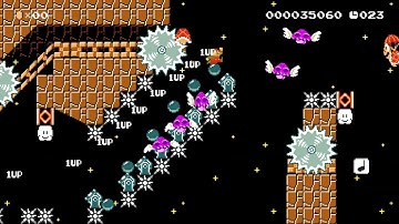 甲羅ジャンプ全自動6★Shell jumps full auto [6] by KAZUKK 🍄Super Mario Maker 2 ✹Switch✹ No Commentary #cvq
