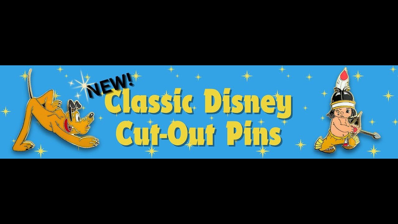 Little Hiawatha & Pluto Artland Fine Art Pins - Disney Licensed