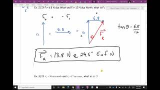 Physics 12 U1L3 Vector Components