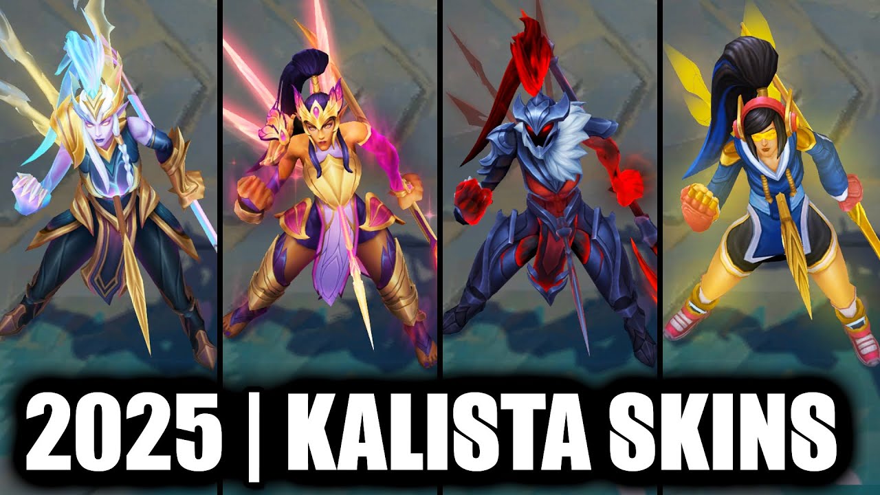 ALL KALISTA SKINS SPOTLIGHT 2025 | League of Legends