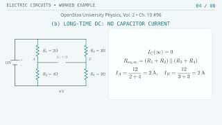 OpenStax University Physics Vol 2 - Chapter 10, Problem 96 (transients/asymptotic only)
