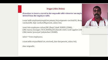 Trigger after delete - Video - 31