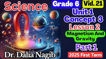 ساينس سادسة ابتدائي ترم اول 𝟐𝟎𝟐𝟓  𝐒𝐜𝐢𝐞𝐧𝐜𝐞 𝐆𝐫𝐚𝐝𝐞 𝟔 𝐂𝐨𝐧𝐜𝐞𝐩𝐭 𝟑  𝐋𝐞𝐬𝐬𝐨𝐧 𝟐  𝐌𝐚𝐠𝐧𝐞𝐭𝐢𝐬𝐦 & 𝐆𝐫𝐚𝐯𝐢𝐭𝐲 𝐏𝐚𝐫𝐭 𝟏
