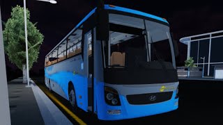 로블록스 버스시뮬레이터2 경기운수3번 현대 뉴 프리미엄 유니버스 스페이스 럭셔리 CNG 경기버스(임시)차고지~환승센터 구간 운행일지 screenshot 4