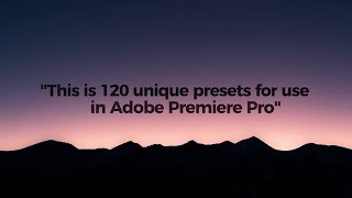 Modern Text Presets Premiere Pro Presets