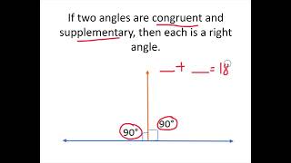 Congruent Supplementary Angles
